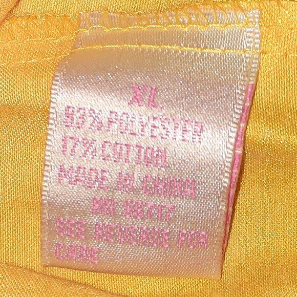 GOLDEN YELLOW & BLACK ROYALTY PAJAMA SET- NWOT - Picture 7 of 7